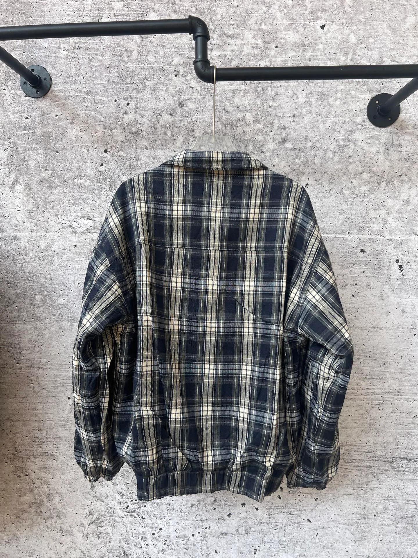 P390 Ralph Lauren autumn reversible jacket for men and women at the same price, reversible, one side is pure cotton woven, the inner plaid pattern, embroidery on both sides, and the craftsmanship details are restored